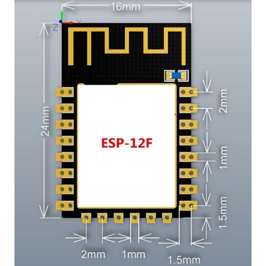 New version 1PCS ESP-12F (ESP-12E upgrade) ESP8266 remote serial