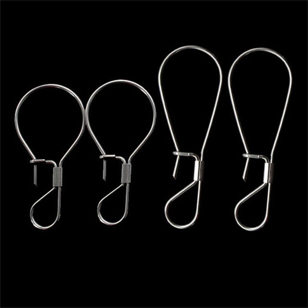 Agustinina Alat Pancing Outdoor Fishing Stringer Clip Fish Lock Cable Fishing Tackle Tackle Stringer