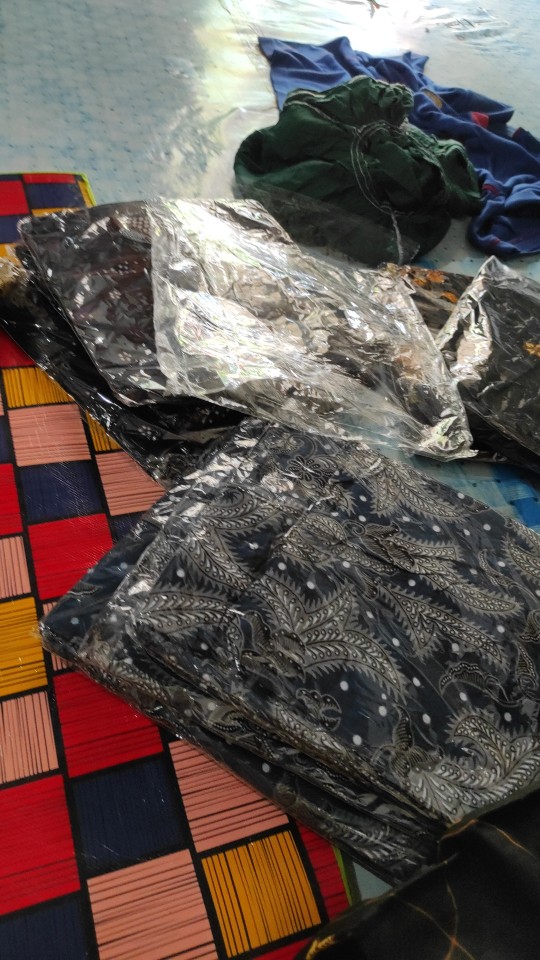 Ms Gamis Batik Sriwedari Maxi Jumbo Bumil/busui Katun Sogan Allsize Ld 104 Dan 120.