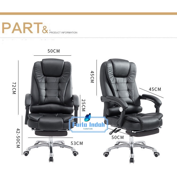 Kursi Gaming Gaming chair kursi kantor kursi kerja kursi belajar TYPE 7008#