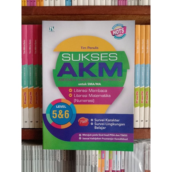 Sukses AKM asesmen SMA/MA level 5&6 Tiga serangkai