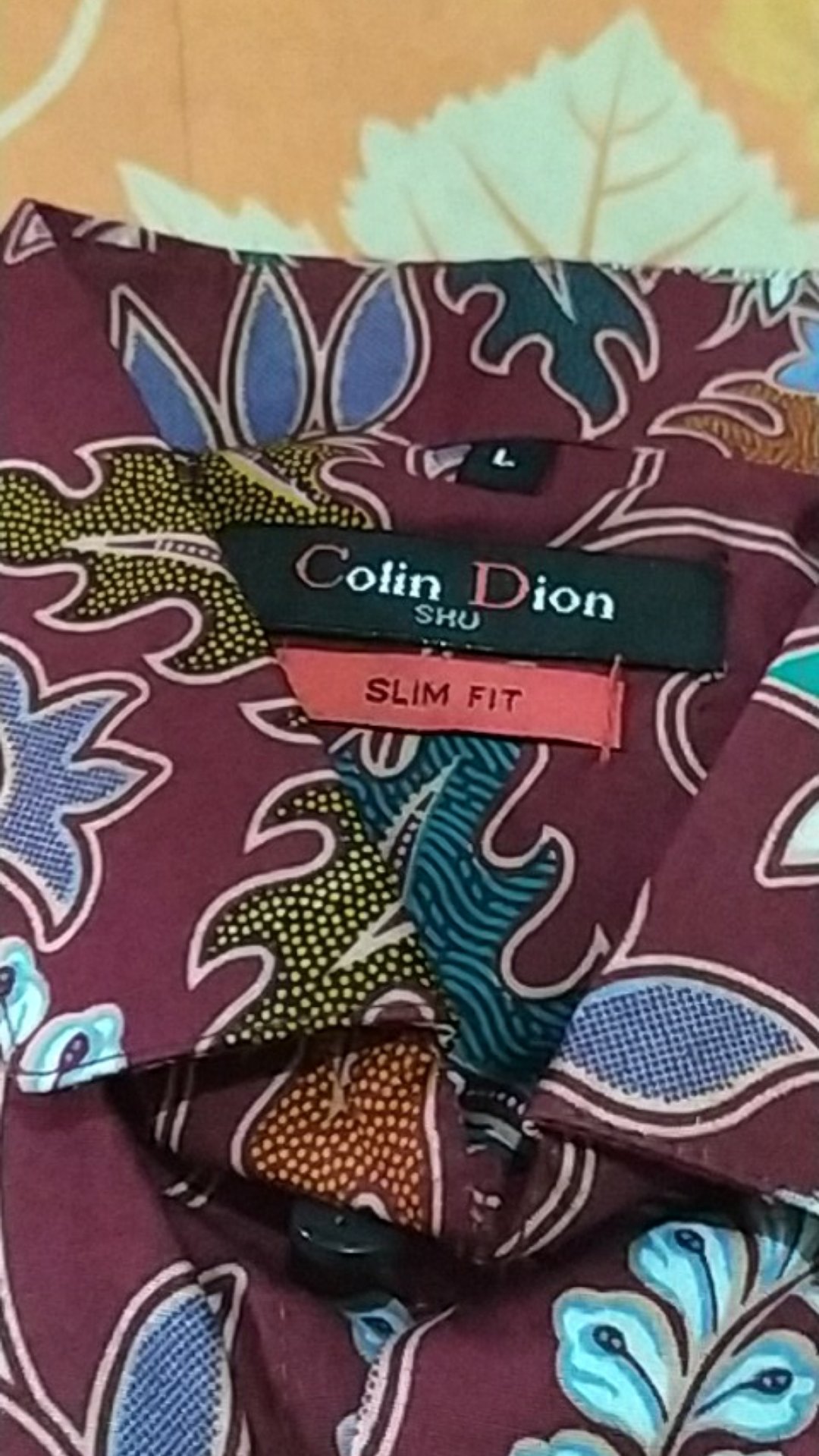 Kemeja Batik Pria Slim Fit Batik Pria Slim Fit Baju Batik Pria Fashion Pria Elegan Lbl612