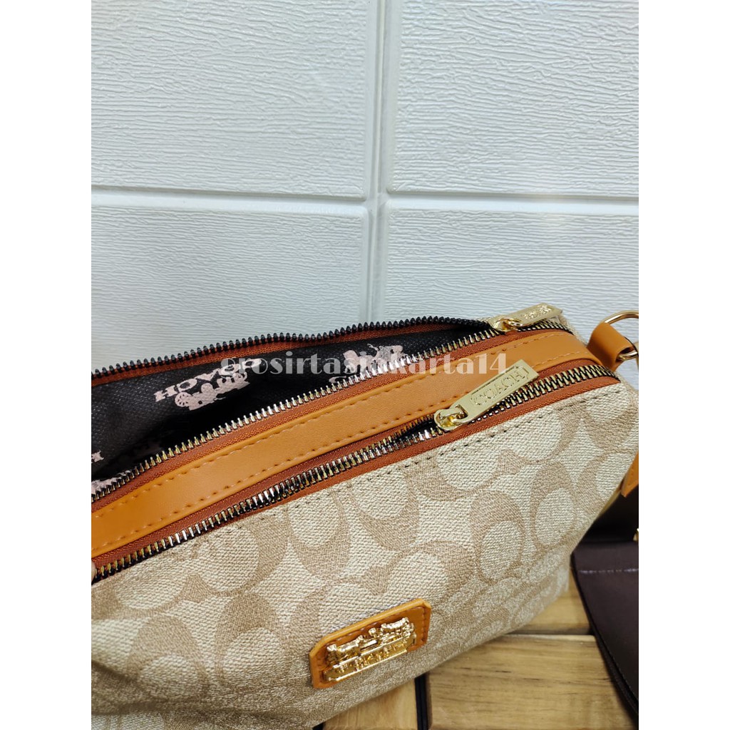 TAS SELEMPANG 2 RUANG COACCH / TAS WANITA 2 RUANG COAACH UK 26X16 CM