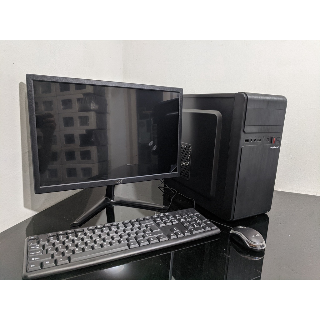 PC RAKITAN CORE i7 2600 LENGKAP RAM 8GB SSD 120GB HDD 500GB LED 19&quot; KEY MOUSE