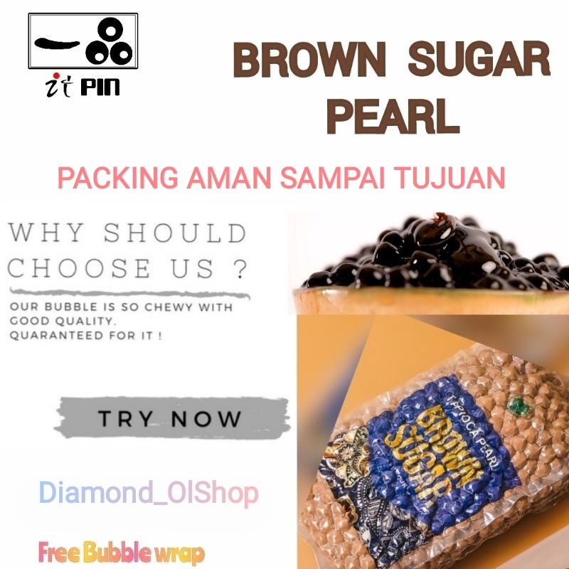 GROSIR - Tapioca Bubble Pearl Boba Pearl 12 KG