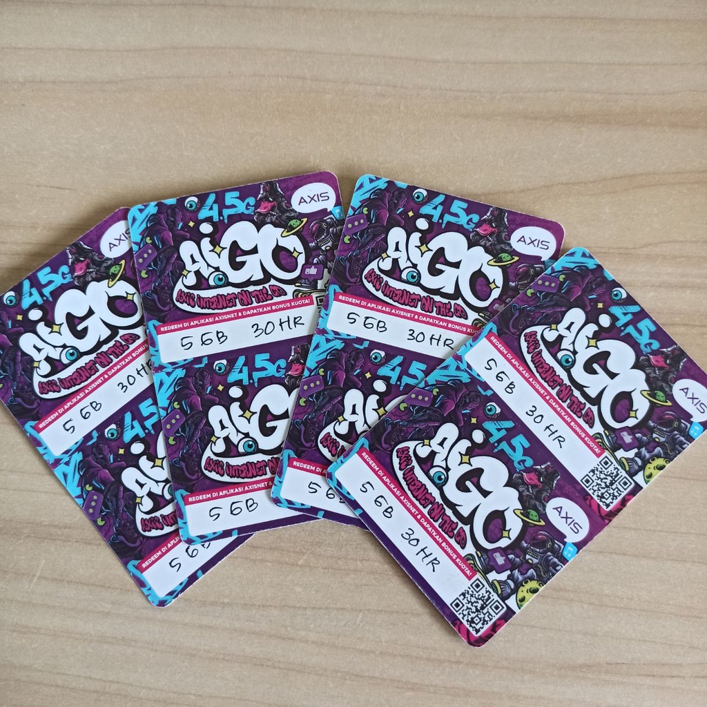 Voucher Axis Aigo 6GB 30Hari