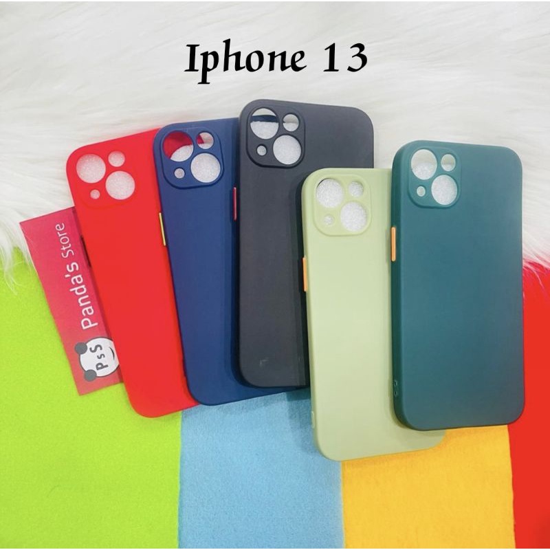 Case Iphone 13 13Pro 13Promax Babycase + Pelindung Kamera, Makaron Full Color (PsS)