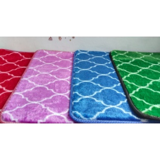 keset lantai bulu bahan microfiber halus dan lembut