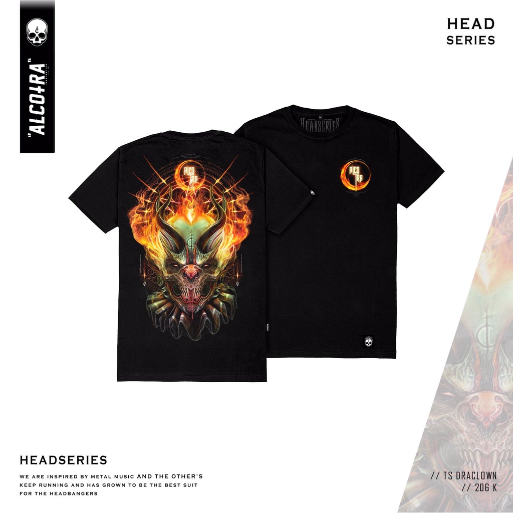 TS DRACLOWN // T-SHIRT DRACLOWN // HEAD SERIES