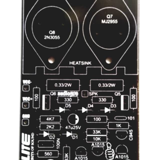 PCB POWER AMPLIFIER EXCLUSIVE OCL 150w  MONO 150w