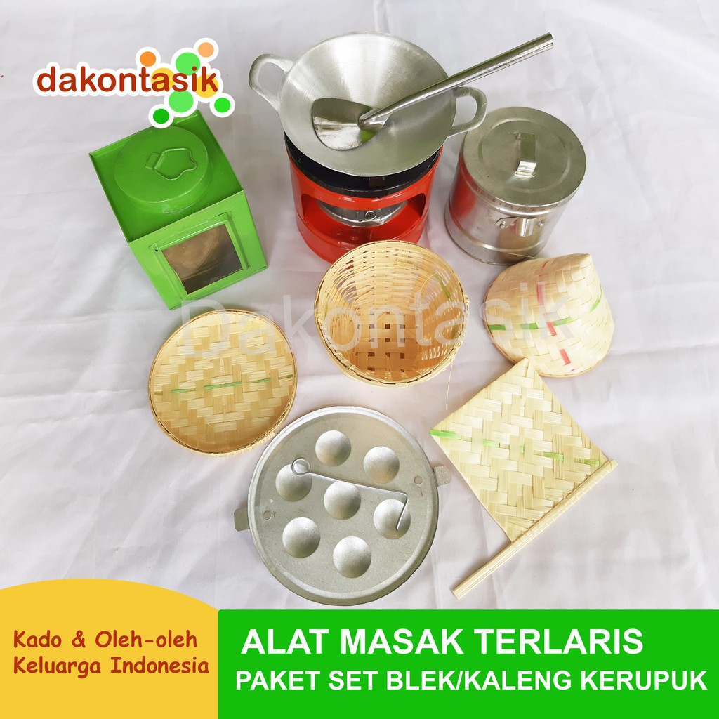 [TERLARIS] Alat Memasak Logam Kompor Mainan Mini / Peralatan Tambahan Masak Masakan Jadul Jaman Dulu