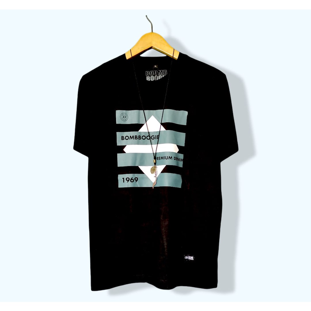 baju kaos Kaos Bombogie Pria Kaos Pria Distro Original Terbaru 2021 Bisa Cod Ukuran M L Dan XL