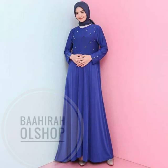 Gamis wanita/gamis jersey/gamis polos/gamis syar'i/fashion muslim/gamis pesta/pakaian muslim/gamis