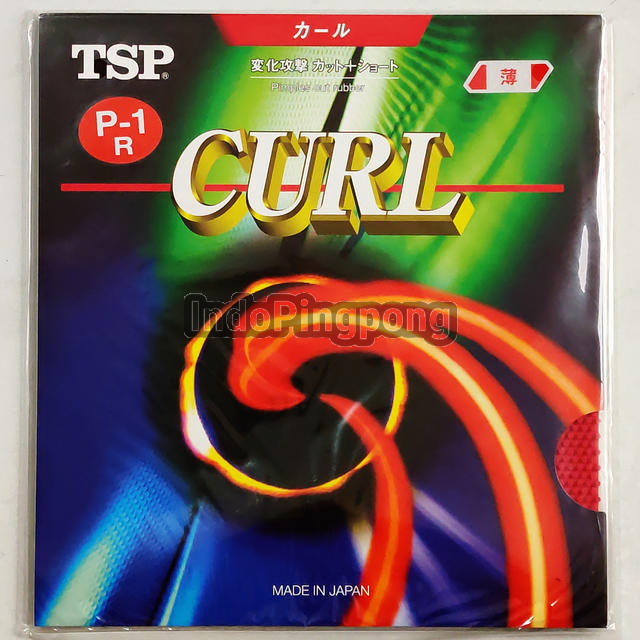 TSP Curl P-1 R 1.0 - P1R Long Pips Rubber Bintik Bertahan Panjang