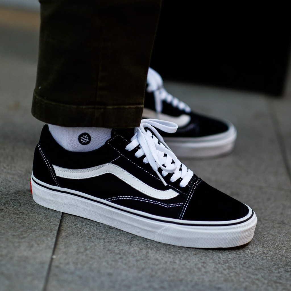 [BNIB] SNEAKERS VANS OLDSKOOL NAVY/BW/Port Royale White GLOBAL SEPATU-3
