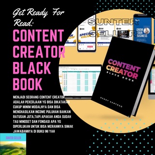 Buku Bisnis Investasi Content Creator Black Book Denny Santoso Original