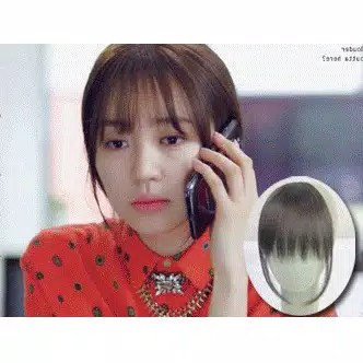 See through bang code 2 - PONI TIPIS CLIP KOREA - fake bang - terlaris - jambang - pinggiran