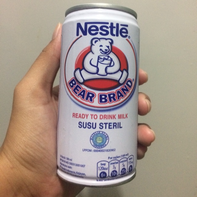 

Nestle bear brand susu steril 189ML