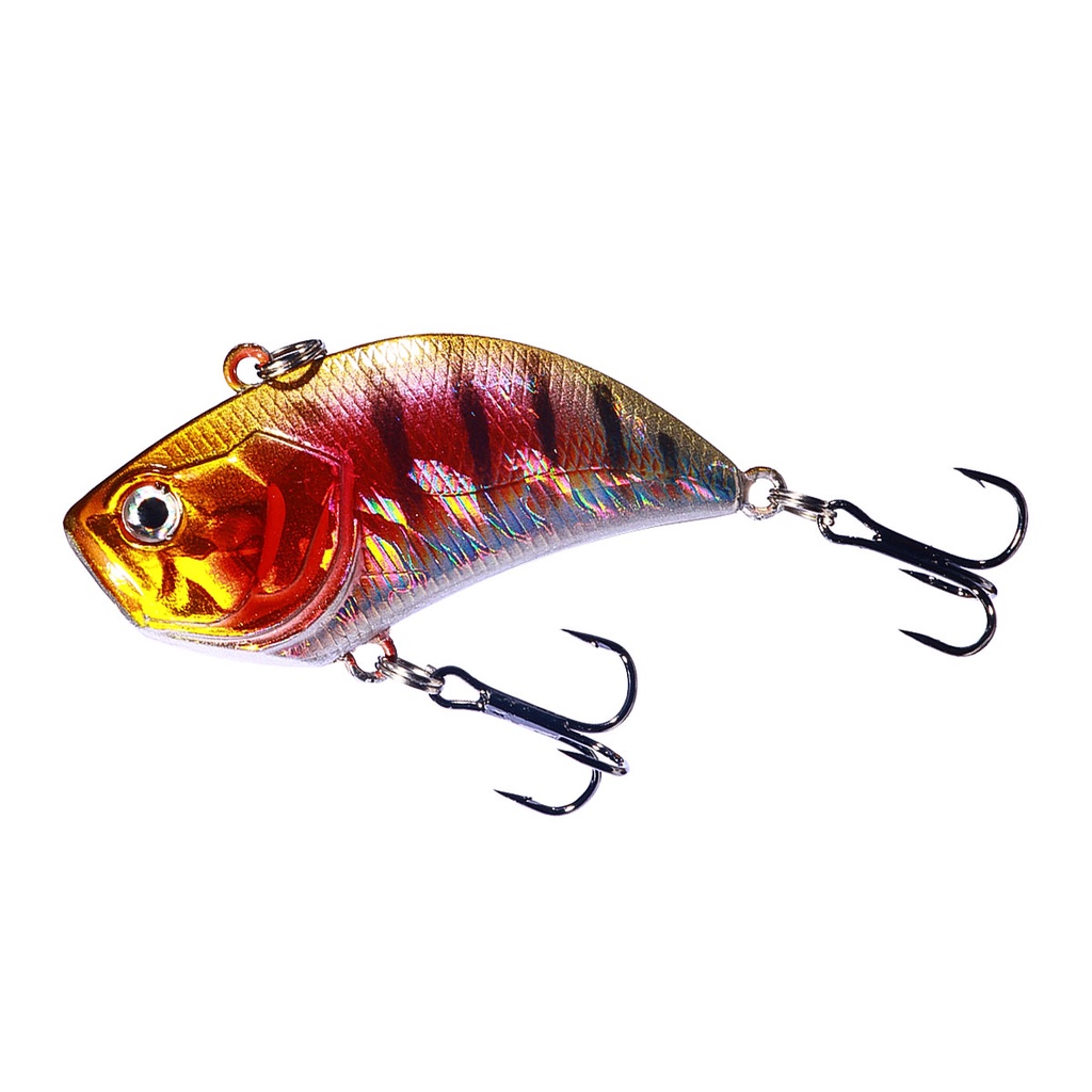 Hengjia 1pcs Umpan Pancing VIB Lure Hard Plastic Vibration Bait Tiruan Bentuk Ikan Vibrasi Bahan Plastik 5.4cm / 13g