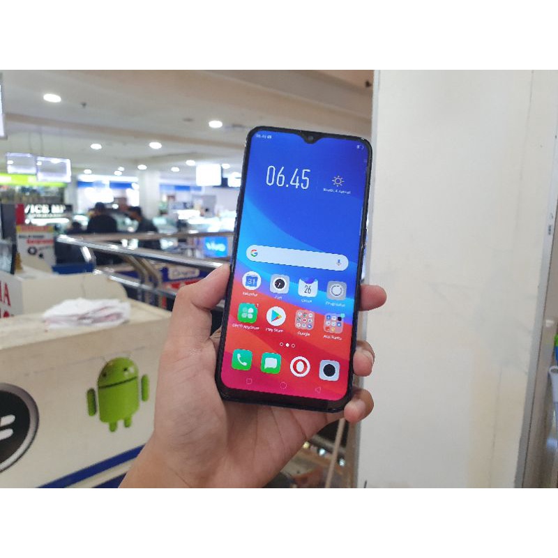OPPO F9 RAM 6/128GB DUASLIM NO MINUS WITHBOX TERMURAH
