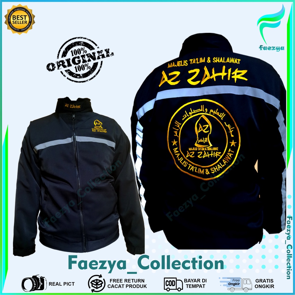 JAKET AZ-ZAHIR, Jaket Majelis bahan Halus dan Adem Terlarissss...