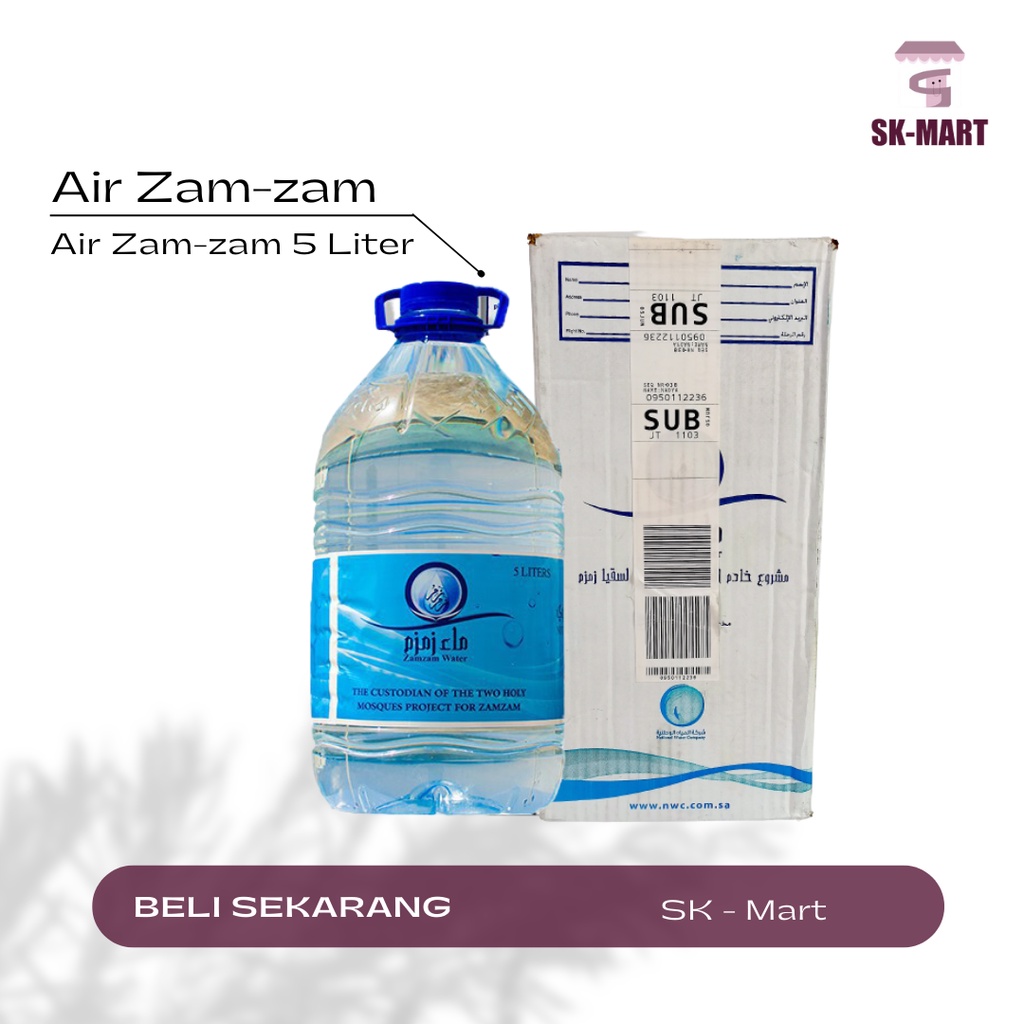 

AIR ZAMZAM 5L BARCODE / 100% ASLI ORIGINAL