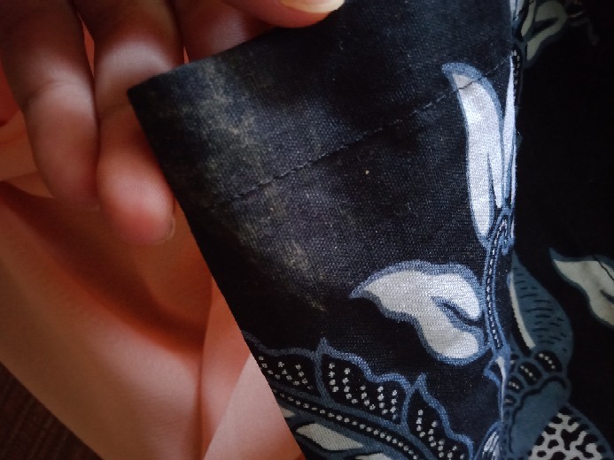 Batik Pria Kenongo Kemeja Tosca Pendek Pekalongan Padi M L Xl Sogan Tulis ::