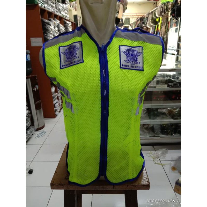 Rompi Double Mess lantas stabilo biru|Rompi polantas|Rompi Stabilo lantas biru|Rompi