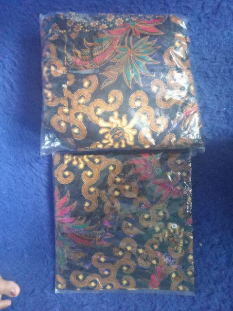 Batik Couple Gamis Katun Davina Sogan 2479