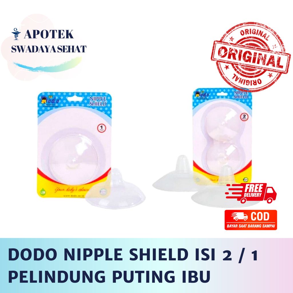 DODO NIPPLE SHIELD - Penyambung Pelindung Puting ASI Ibu Saat Menyusui MengASIhi