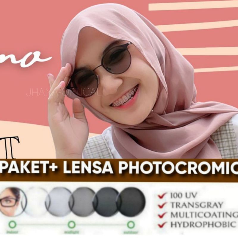 kacamata paket lensa photocromic minus anti radiasi| kacamata paket lensa blue-ray anti radiasi