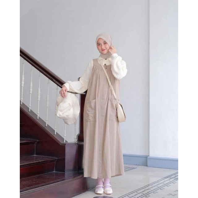 RARA OVERALL DRESS TIDAK TERMASUK INNER/INNER TERPISAH