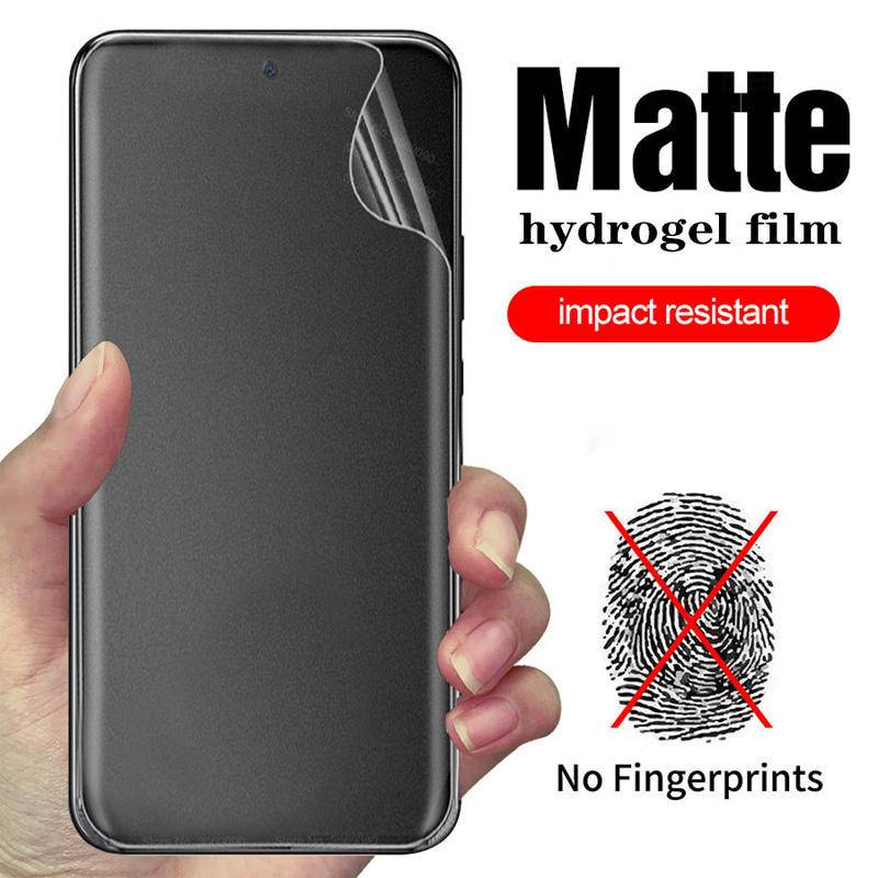 Film Pelindung Layar Hydrogel Matte Untuk Iphone 11 12 Pro Max Mini 7 8 Plus X Xs Max Xr Se 2020 Ifone