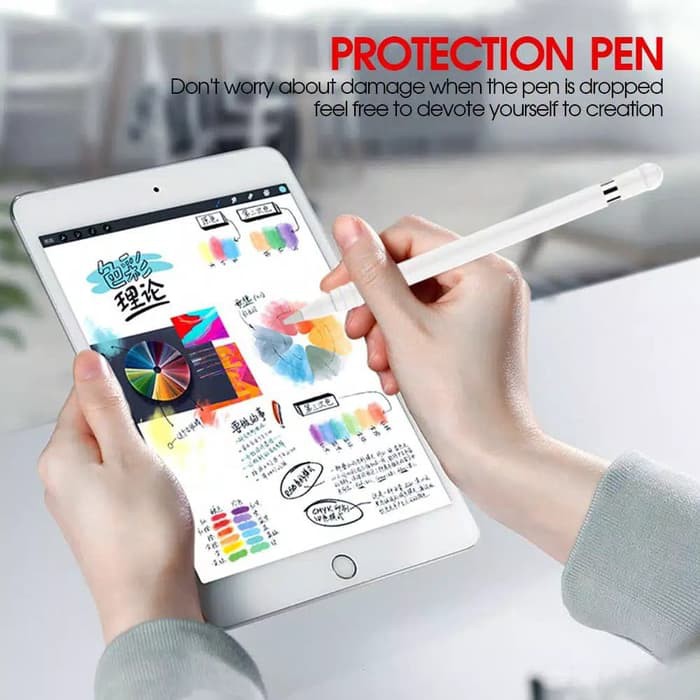 TBI Soft Silicon Case For Apple Pencil 1 Stylus Pen Protective Cover Pouch