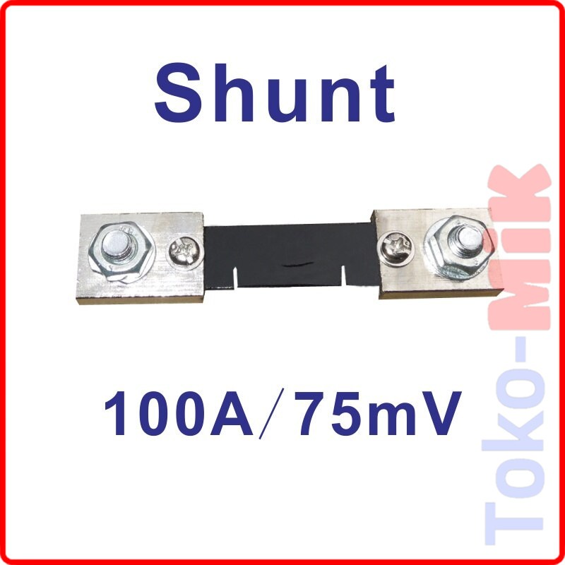 SHUNT 100A 75MV FL2 FL-2 UNTUK DC AMPERE METER WATT METER AMMETER