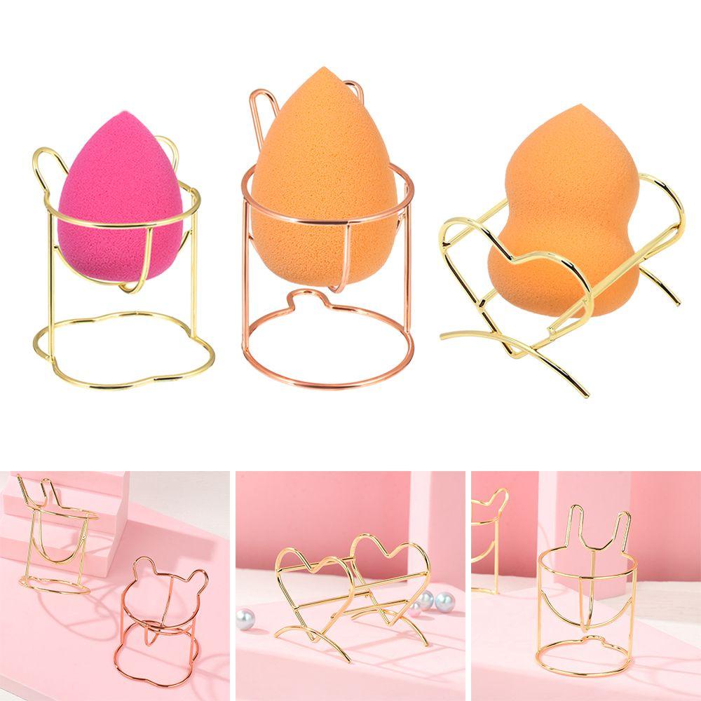 Top Puff Shelf Creative Women Metal Spons Pengering Berdiri