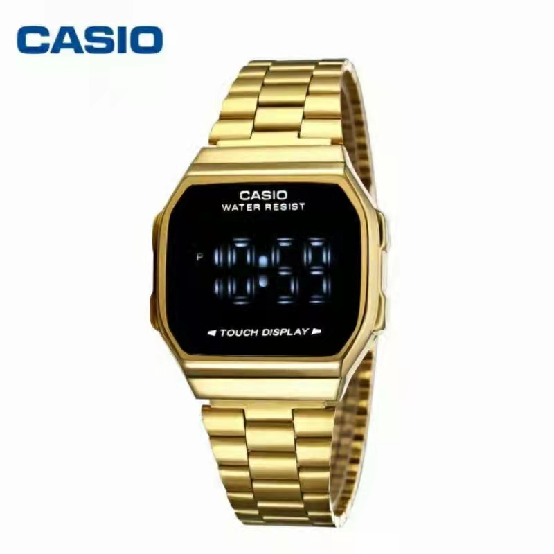 JAM TANGAN PRIA KEREN 2022 CASIO DIGITAL STAINLISS STEEL ANTI AIR A-168