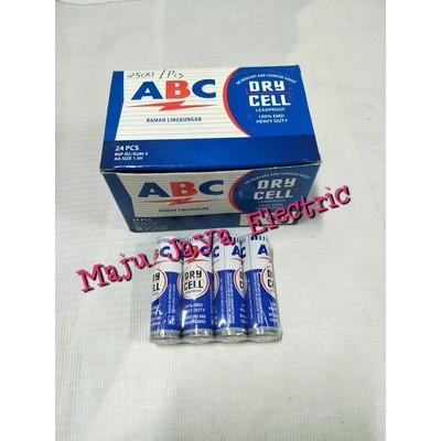 Jual Baterai Abc Battery Size Aa A Biru V Volt Batere V Batre Shopee Indonesia