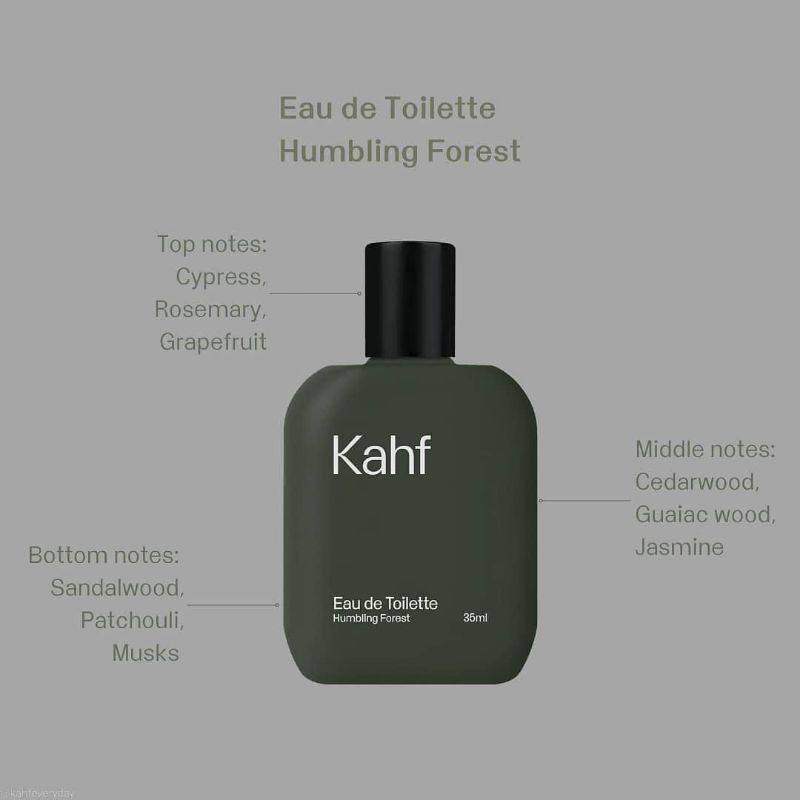 Kahf Eau de Toilette Humbling Forest 35ML / Parfum Pria Men Perfume Wangi Tahan Lama Natural Scent