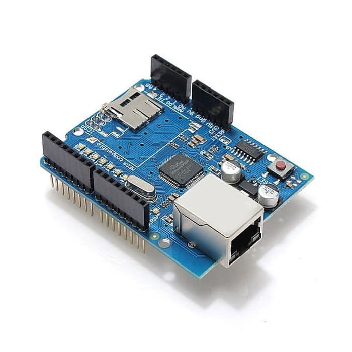 W5100 Ethernet Shield Arduino Uno - Mega Compatible with SD Card