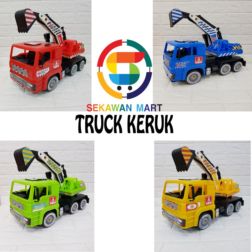 Mainan Anak Truck / Mainan Kontruksi Truck Keruk 8090