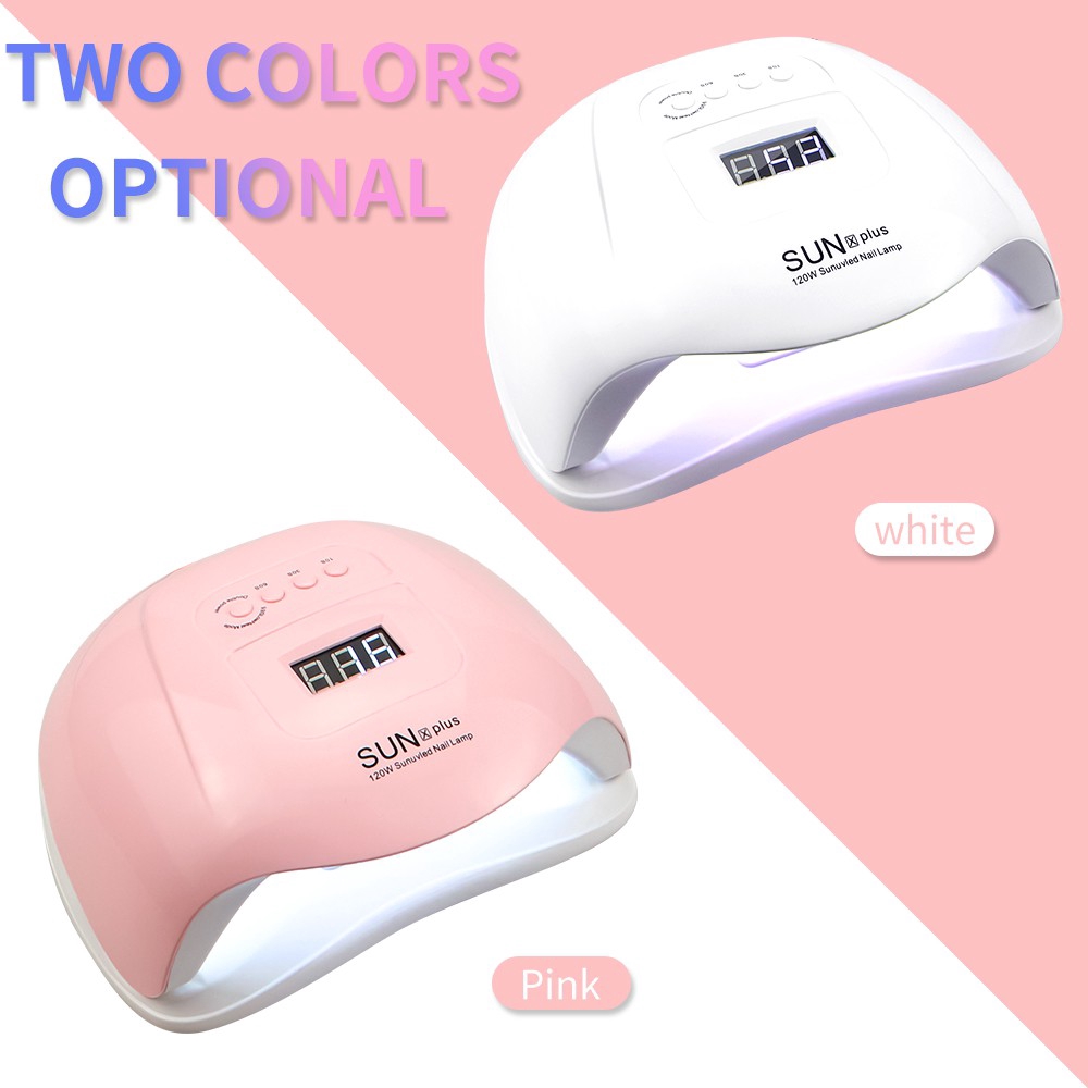 SUN X PLUS 120W  UV Lamp Gel Nail Lamp LED / Pengering Kutek Gel Nail Dryer