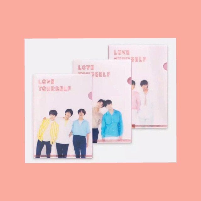 BTS - Lenticuler L-Holder / Clearfile [Love Yourself]