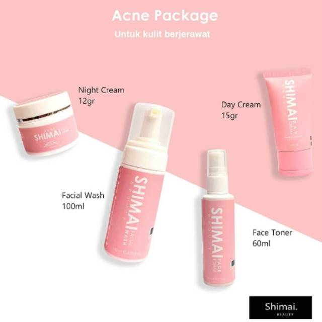 Paket Acne Shimai Beauty Jember [ORIGINAL 100%] - LENGKAP