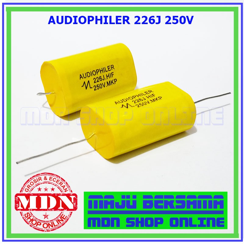 Audiophiler 226 - Kapasitor 22 Uf 250V - Kapasitor Tweeter
