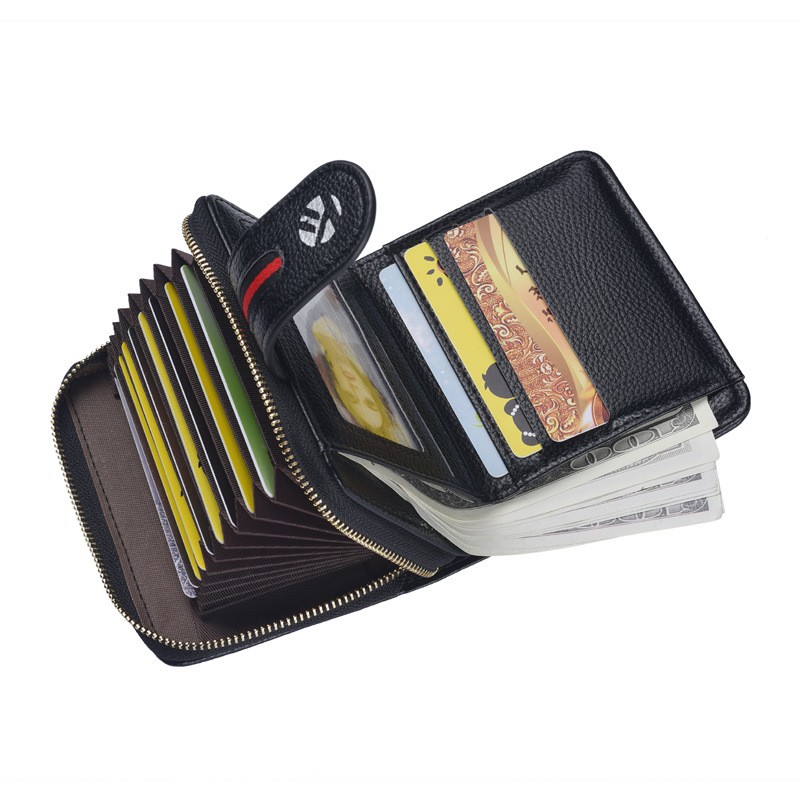 DOMPET LIPAT WANITA KECIL KULIT HITAM WA345B5 AVRINA PREMIUM IMPORT MINI KARTU KOIN REMAJA KOREA RESLETING KEKINIAN MURAH