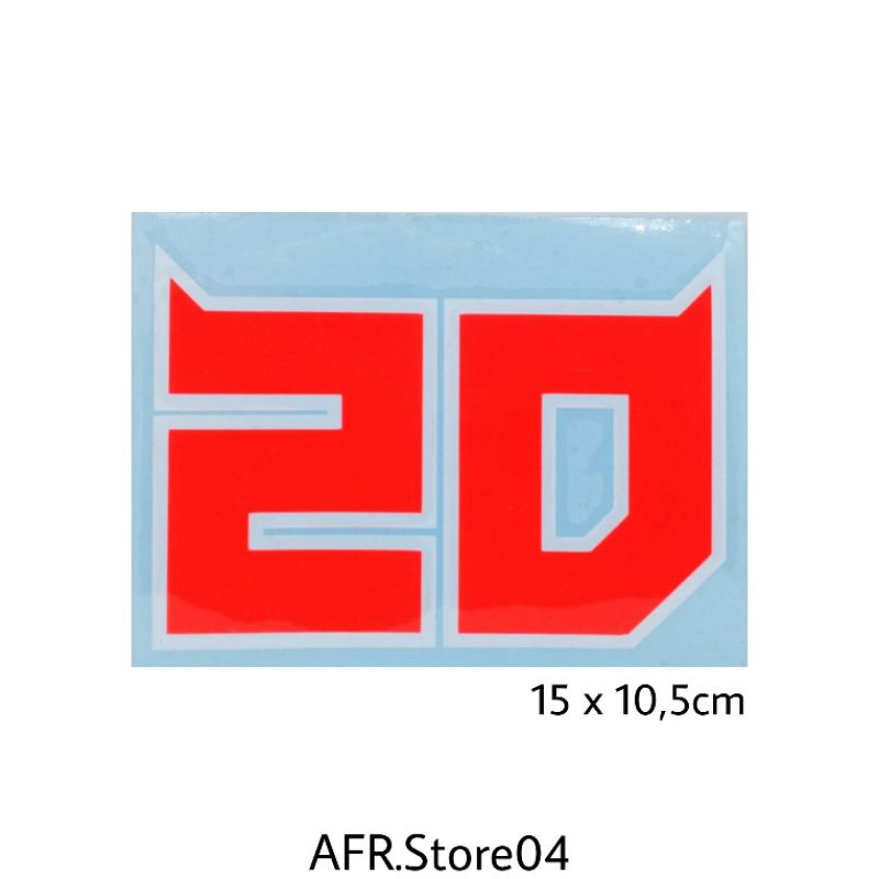 Sticker Stiker 20 Fabio Quartararo