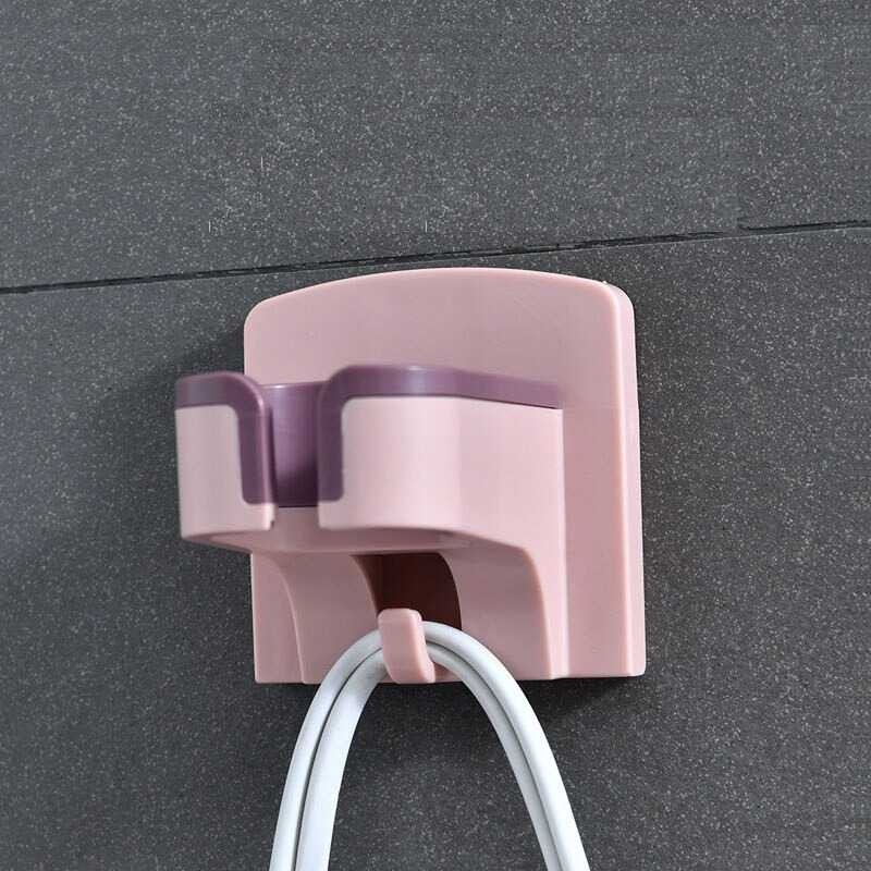 Rak Gantungan Hair Dryer Holder Blower Organizer Adhesive