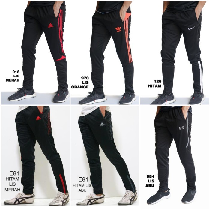 PRIA-LARI-CELANA- CELANA PANJANG TRAINING ADIDAS,CELANA OLAHRGA GYM, LARI, CELANA SENAM -CELANA-
