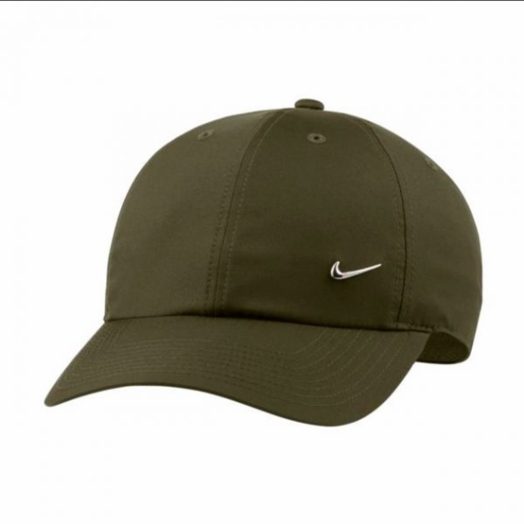 Nike Metal Swoosh Heritage86 Green Hijau Unisex Cap 943092-327 Topi Original